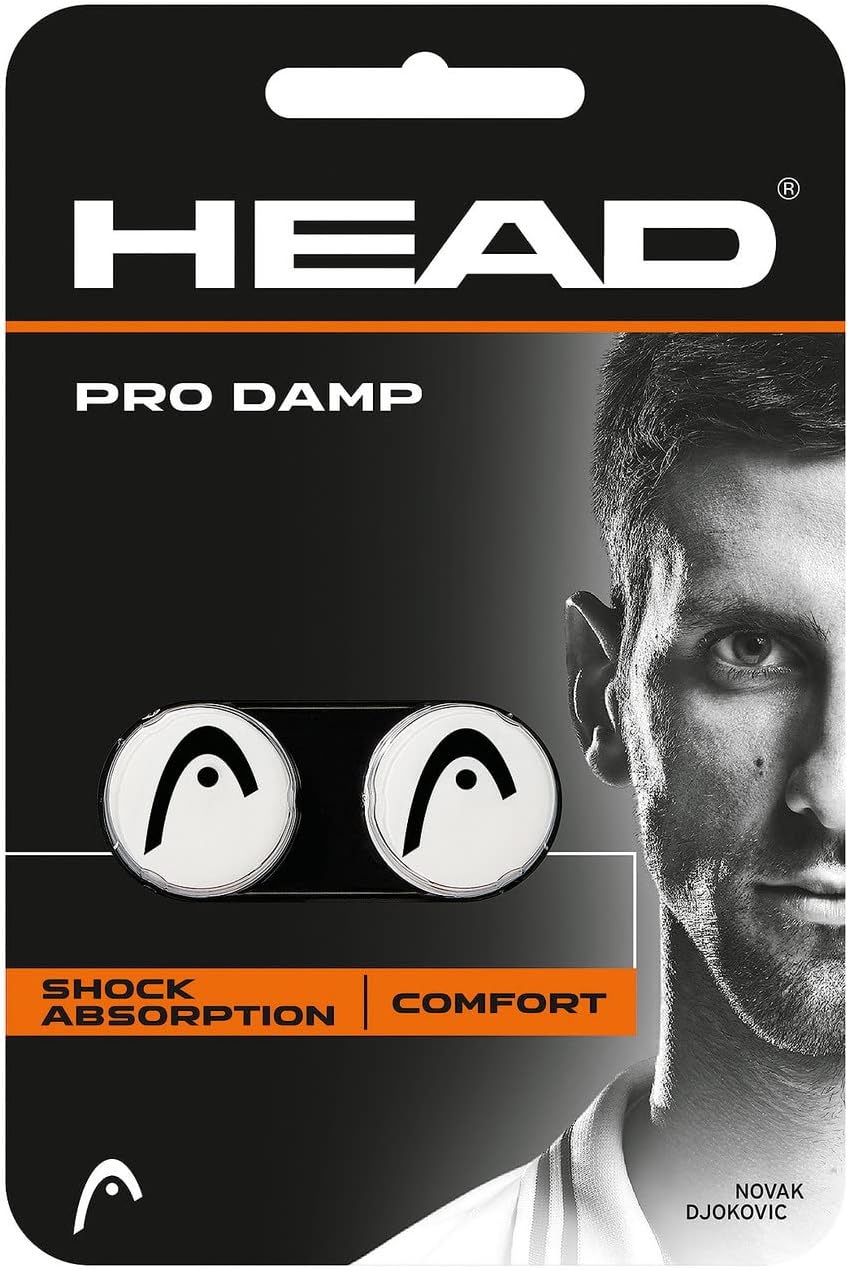 Head Unisex-Erwachsene Xtremesoft Griffband, weiss, Einheitsgrösse &amp; Schlägerzubehör Pro Damp 2er Te