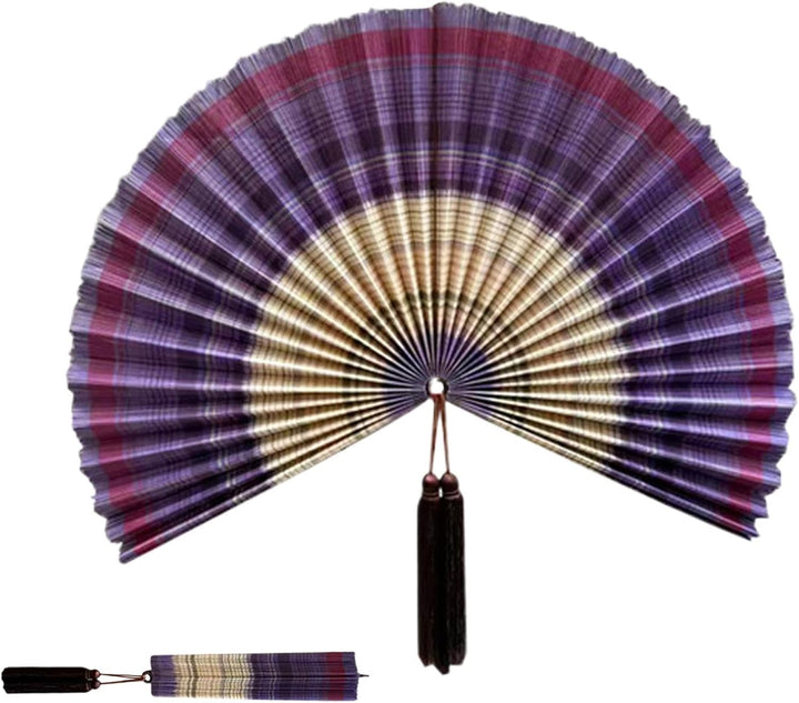Generisch Wall Fan Decor - 100cm Foldable Hanging Ornament, Decorative Tassel Wall Fan, Elegant Room