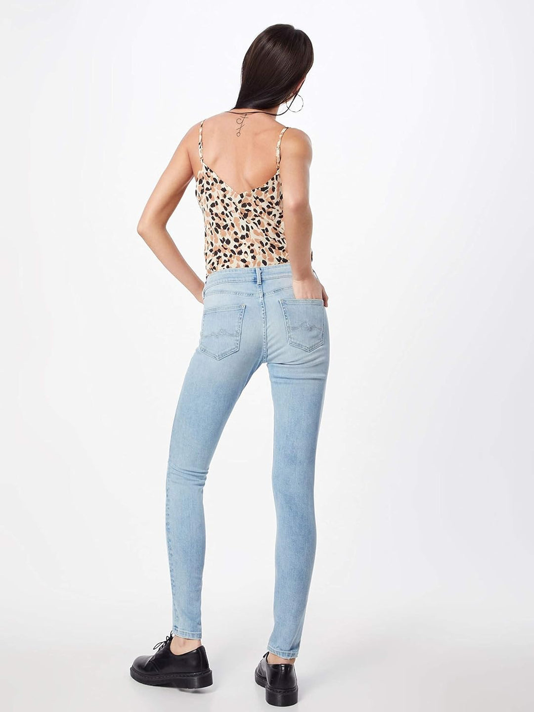 Pepe Jeans Damen Jeans Pixie hellblau 29""32