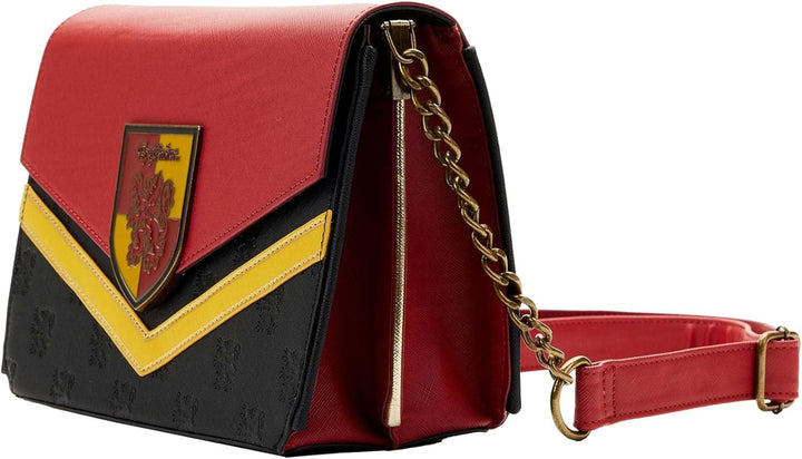 Loungefly Harry Potter Gryffindor Umhängetasche mit Kettenriemen Einheitsgrösse, Einheitsgrösse