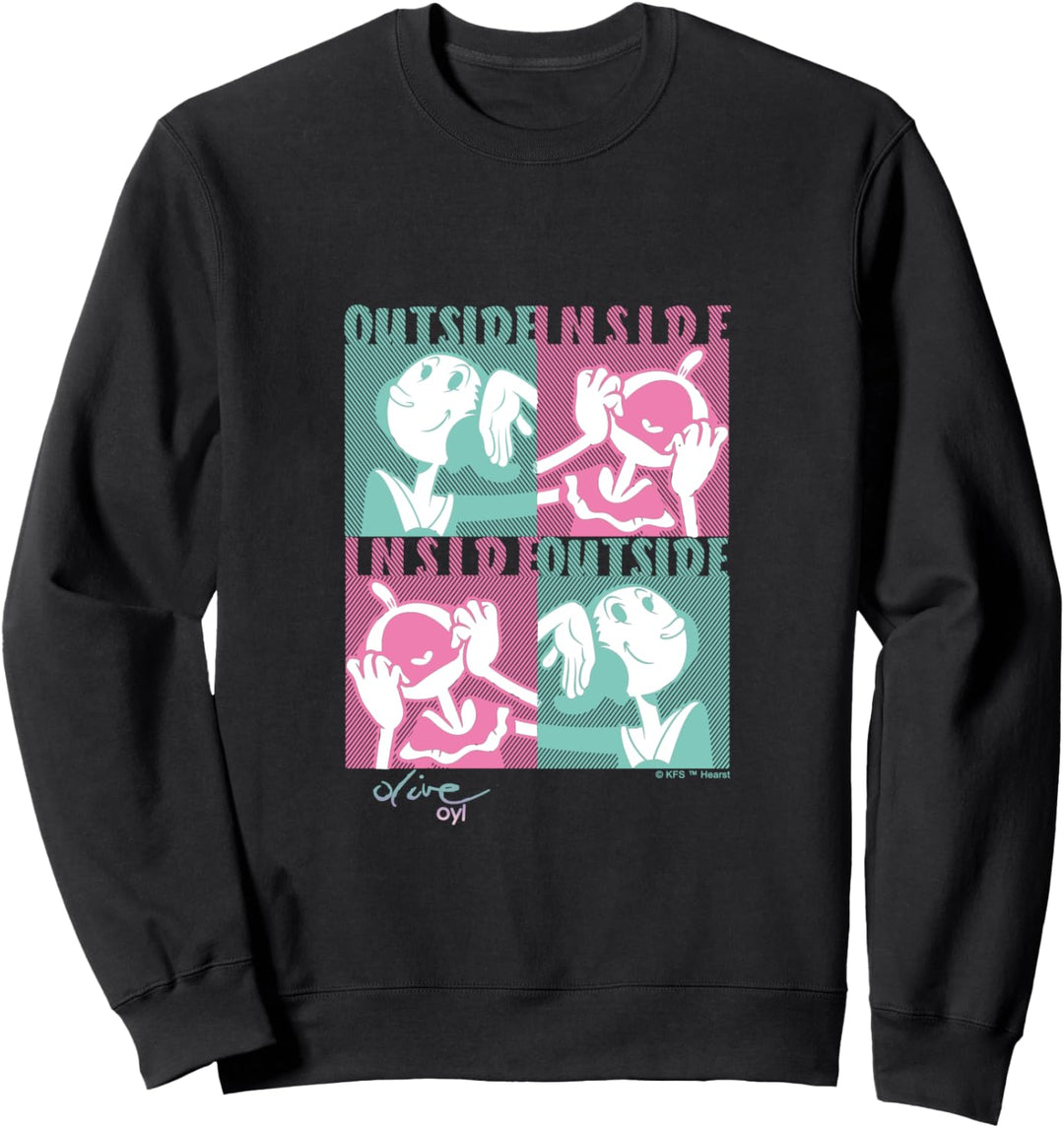 Olive Oyl's Express Yourself Collection "Outside Inside" T-Shirt Sweatshirt
