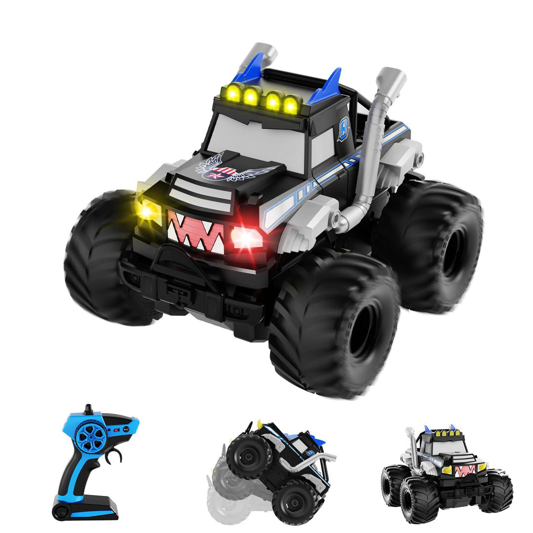 Dysaim Amphibienfahrzeug Ferngesteuertes Auto Offroad, Monstertruck Ferngesteuert, Kinder Spielzeug