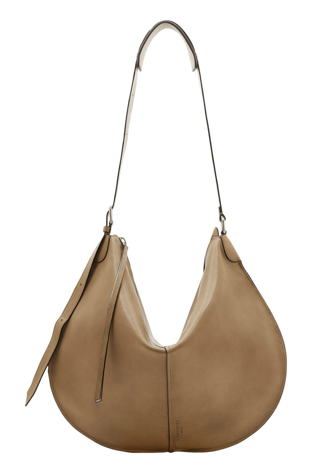 Liebeskind Damen Naomi Natural Sheep Hobo L Praline, Praline