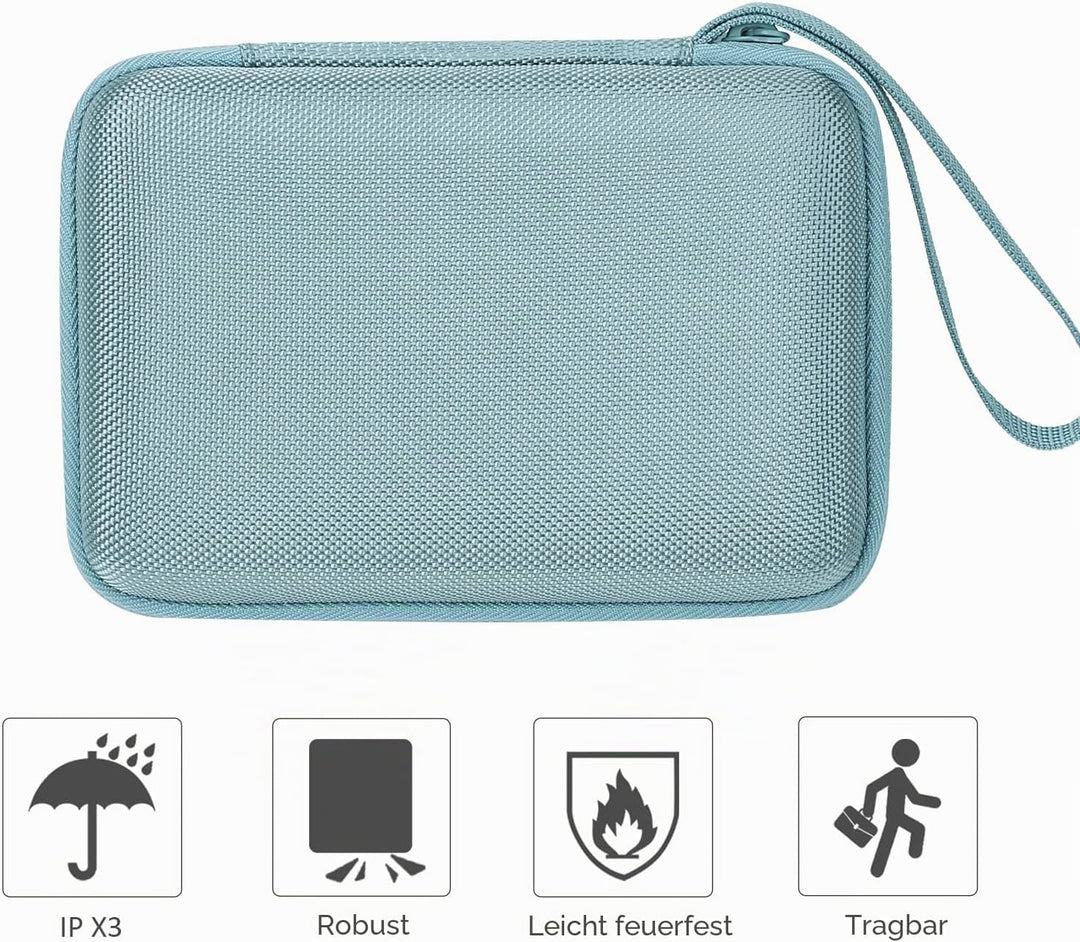 co2CREA Hart Tasche für Canon SELPHY Square QX10 Tragbarer Fotodrucker kompatibel für Druck-Set XS-2