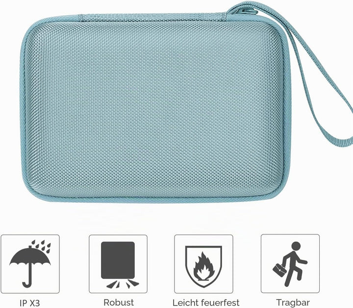 co2CREA Hart Tasche für Canon SELPHY Square QX10 Tragbarer Fotodrucker kompatibel für Druck-Set XS-2