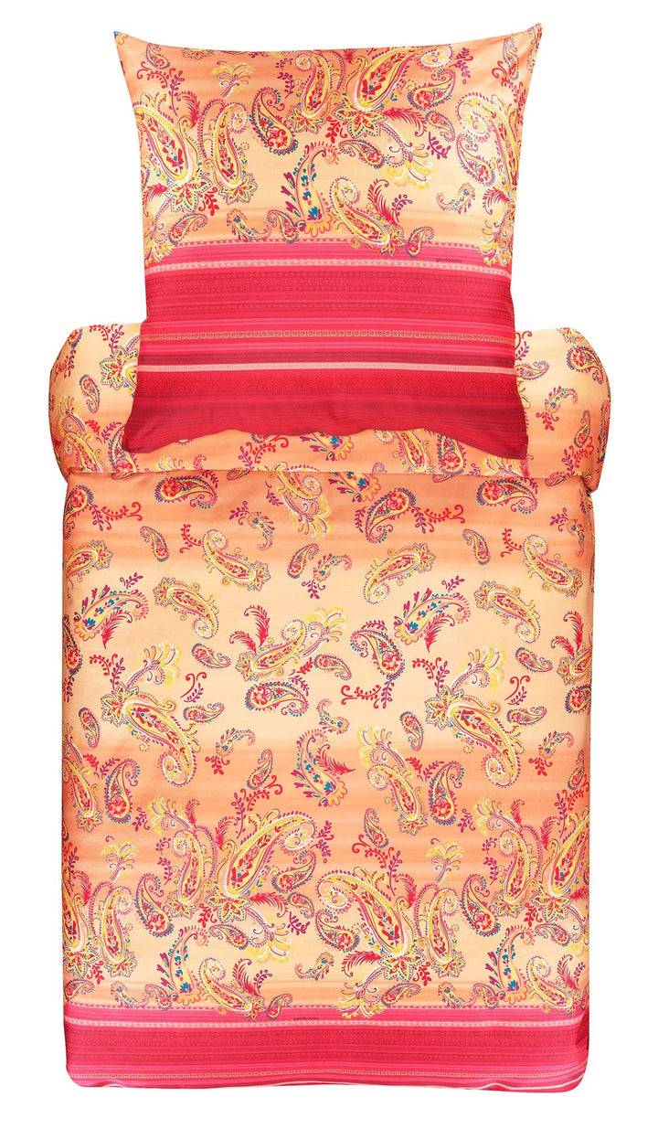 Bassetti Bettwäsche Set, Baumwolle, ORANGE, 200X200 200X200 Orange, 200X200 Orange