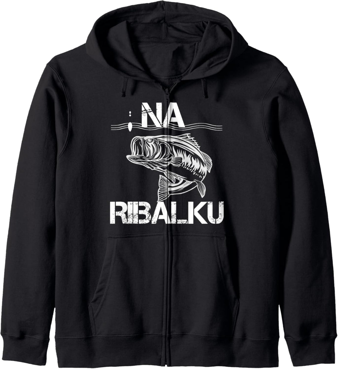 Na ribalku, russischer Angler Kapuzenjacke