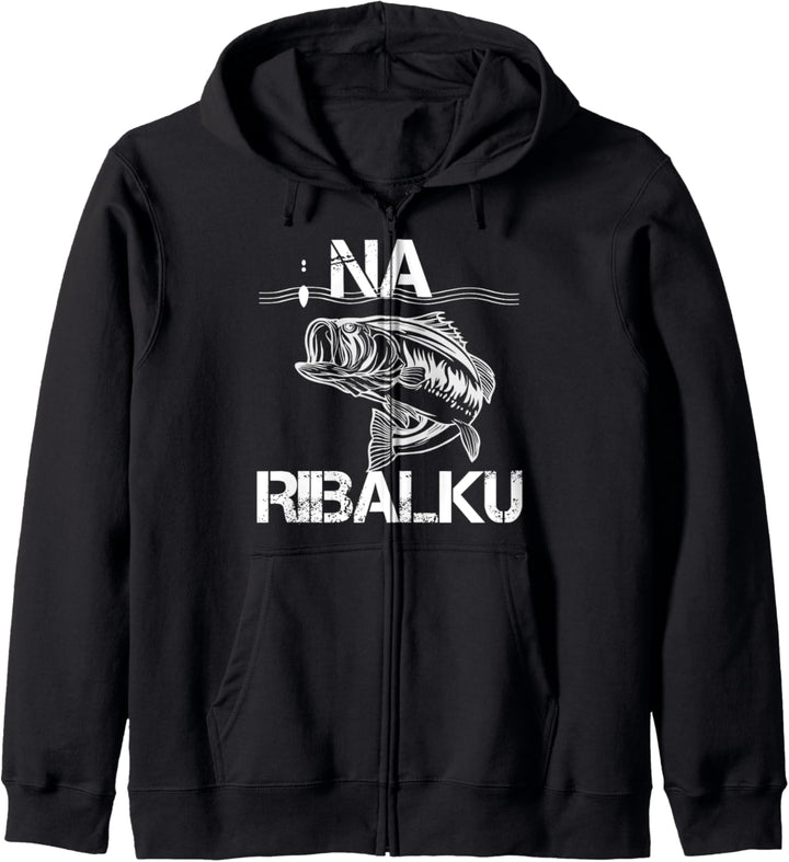 Na ribalku, russischer Angler Kapuzenjacke