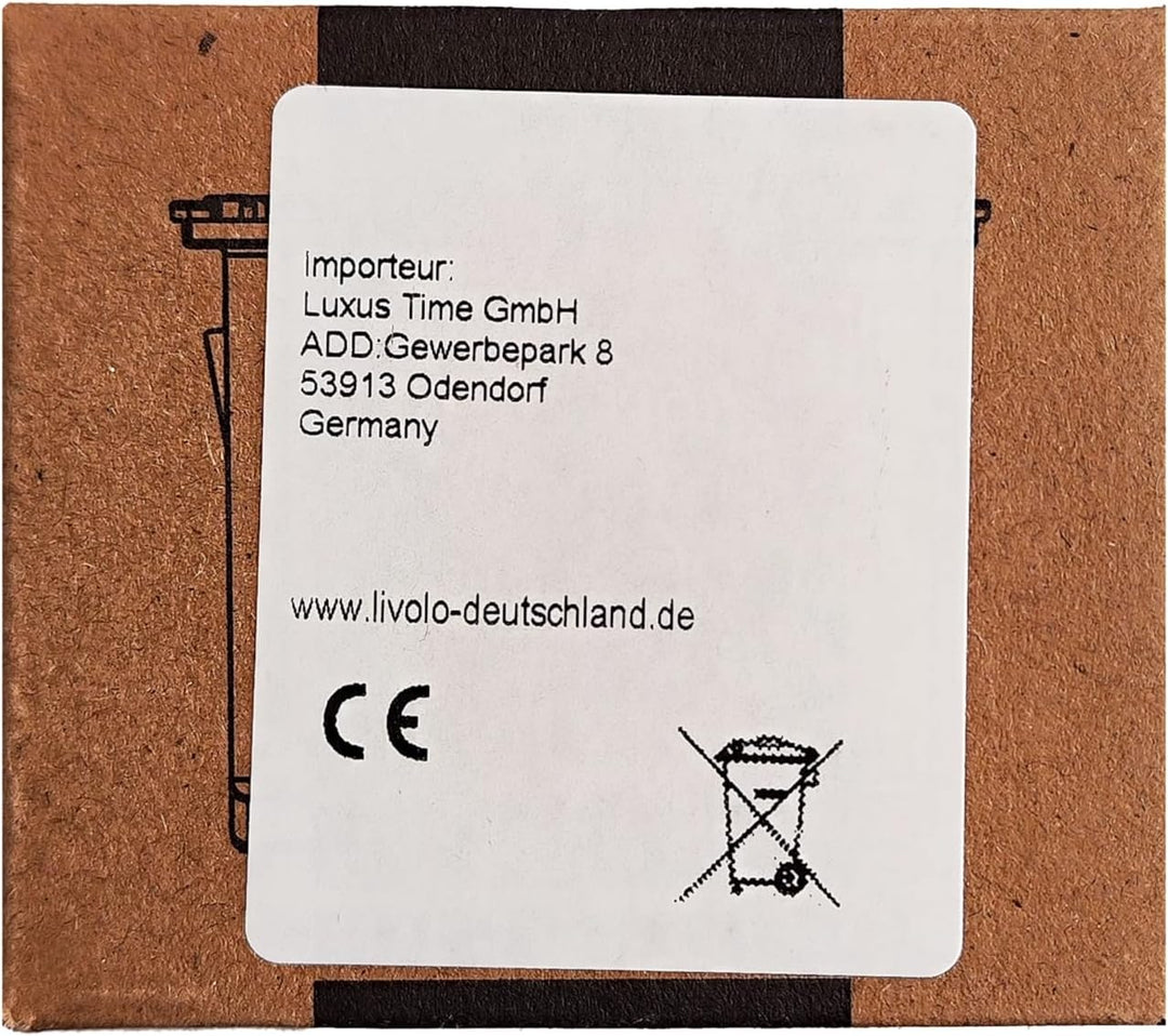 LIVOLO Tasterschalter Touch und Steckdose mit Glasrahmen VL-C701B/C7C1EU-11-A Weiss