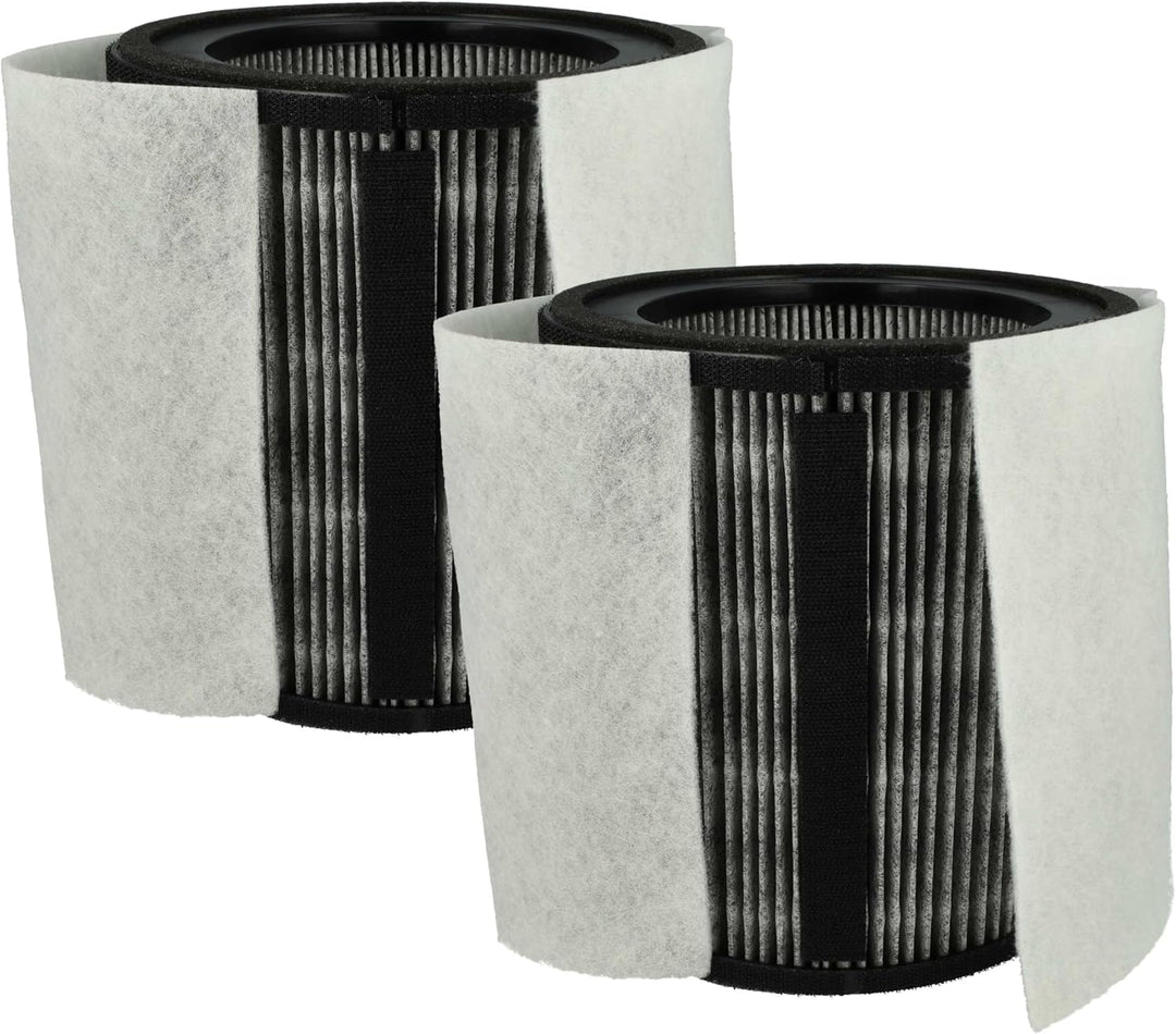vhbw 2x HEPA Filter kompatibel mit Leifheit/Soehnle Airfresh Clean Connect 500 Luftreiniger - Ersatz
