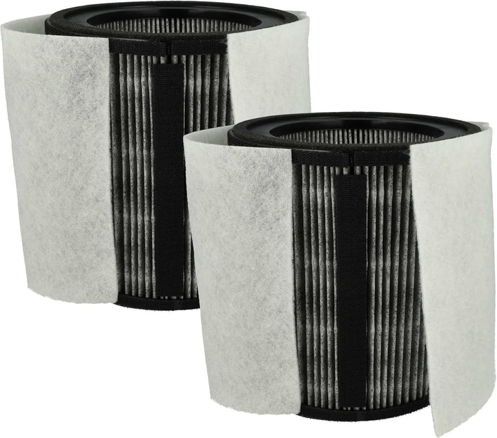 vhbw 2x HEPA Filter kompatibel mit Leifheit/Soehnle Airfresh Clean Connect 500 Luftreiniger - Ersatz
