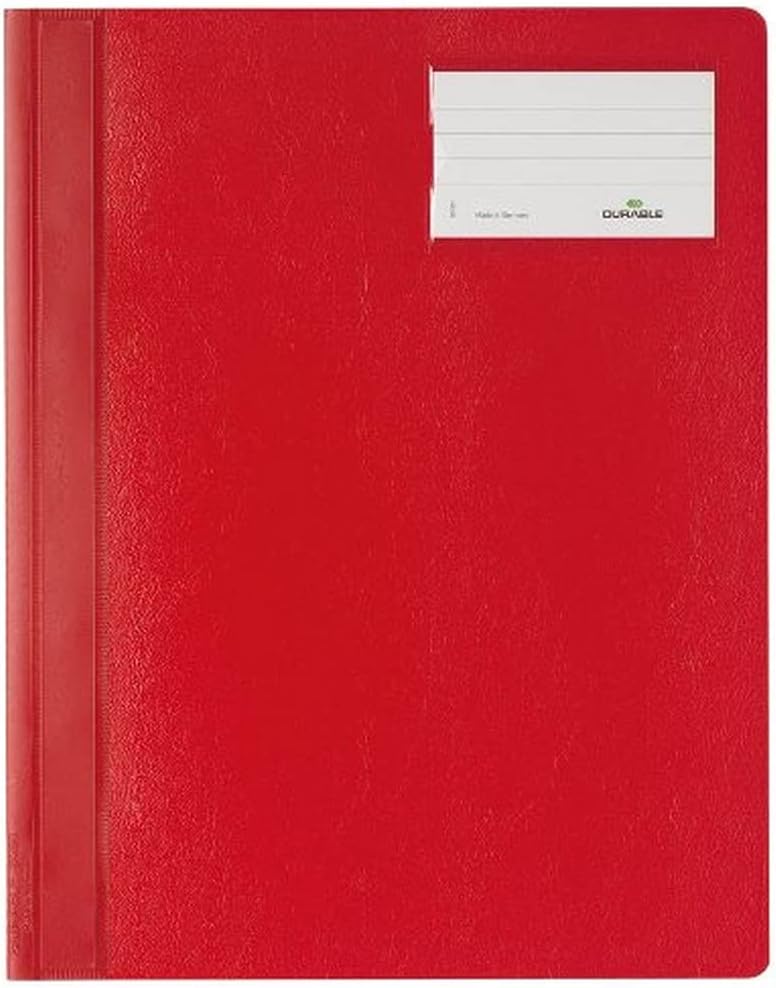 Durable Schnellhefter für A4 Überbreite, rot, 25er Packung, 250003, rot