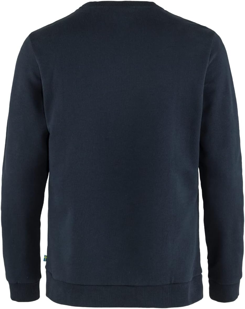 Fjällräven Herren Sweatshirt Logo Sweater S Dark Navy, S Dark Navy