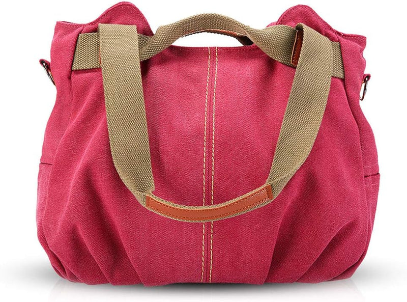 NICOLE & DORIS Canvas Tasche Damen Tragetaschen für Damen Schultertaschen Umhängetasche Leinwand Han