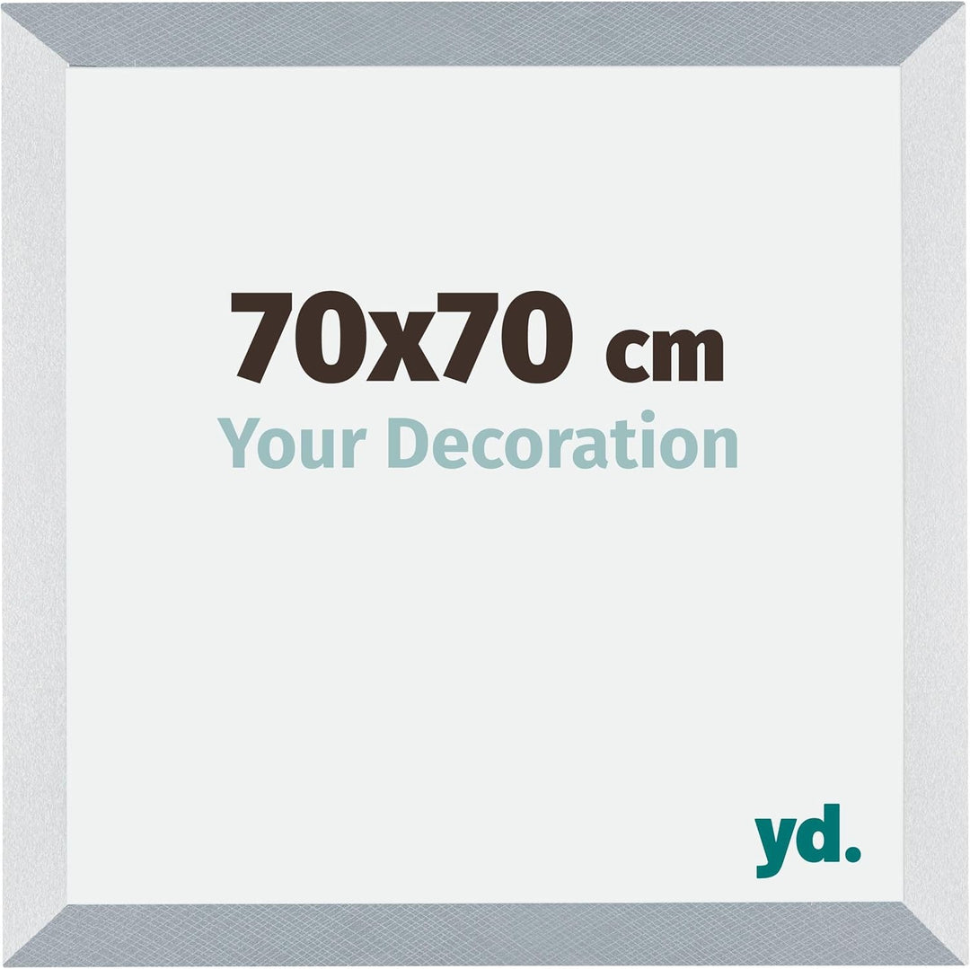 yd. Your Decoration - Bilderrahmen 70x70 cm - Bilderrahmen aus MDF mit Acrylglas - Antireflex - Ausg