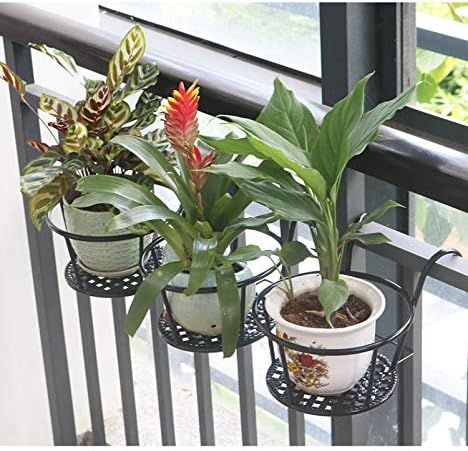 Metal Flower Pot Frames, Iron Flower Frames, Flower Pots with Flower Pot Hooks, Garden Flower Pot Fr