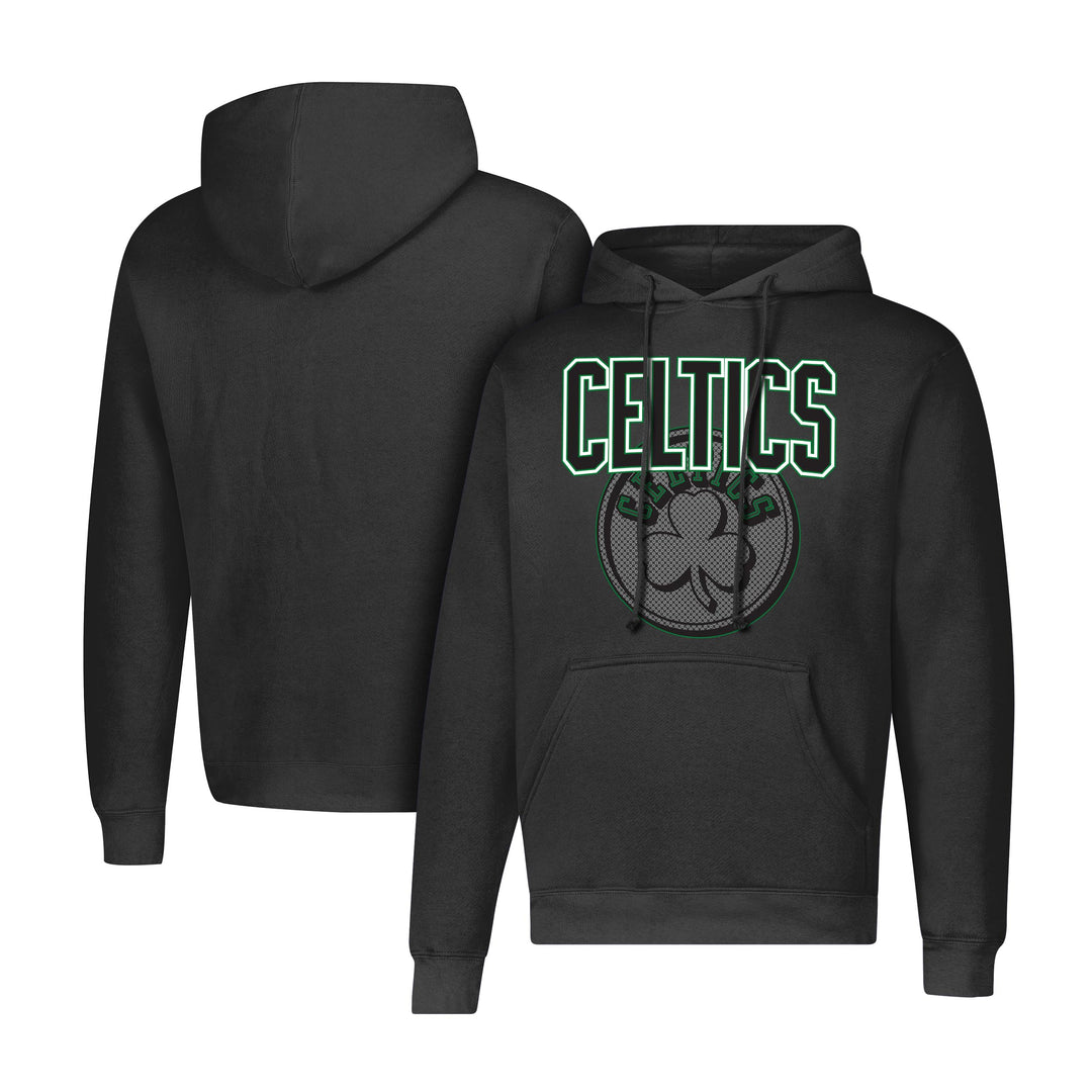 Ultra Game NBA Men's Fleece Hoodie Pullover Sweatshirt Primo Metallic Boston Celtics XL Schwarz, Bos