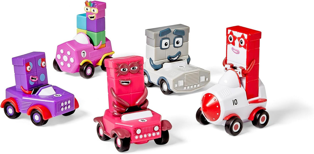 Learning Resources Numberblocks Mini-Fahrzeuge Sechs bis Zehn, ab 3 Jahren, Spielzeugautos zum Lerne