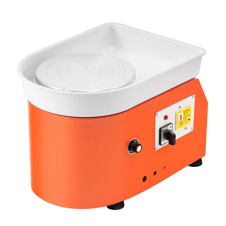 Elektrische Töpferscheibe Maschine 350W Keramikformwerkzeug 0-300 U/MIN Tonspinnrad 25CM Formmaschin