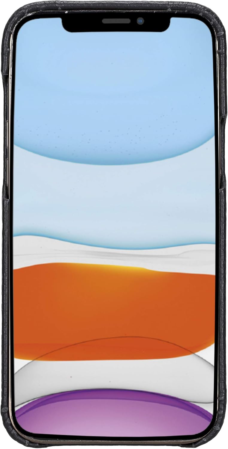 Solo Pelle Lederhülle für das iPhone 12 Pro Max in 6.7 Zoll Princeton Case Leder Hülle Ledertasche B