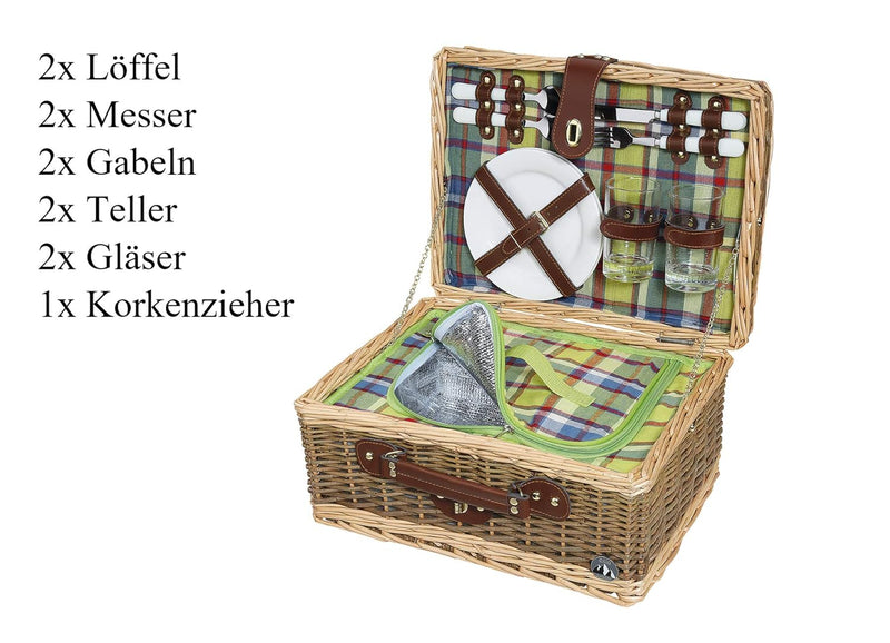 Cilio Melano Picknick-Korb, Braun, M, 156607
