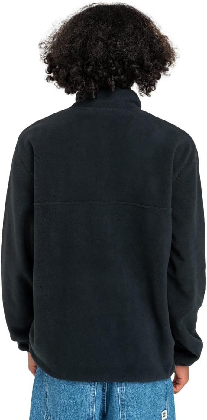 Element Abenaki - Fleece mit Druckknöpfen für Männer ELYJK00155, Flint Black