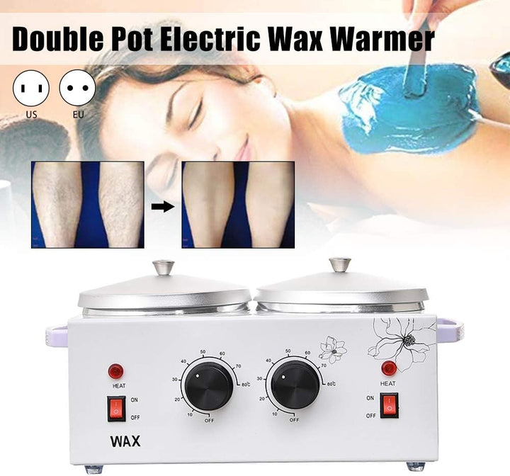 EUNEWR Wachserhitzer 220V 200W Wachswärmer Wachs Haarentfernung Wax Enthaarung Wachserhitzer mit 4X1