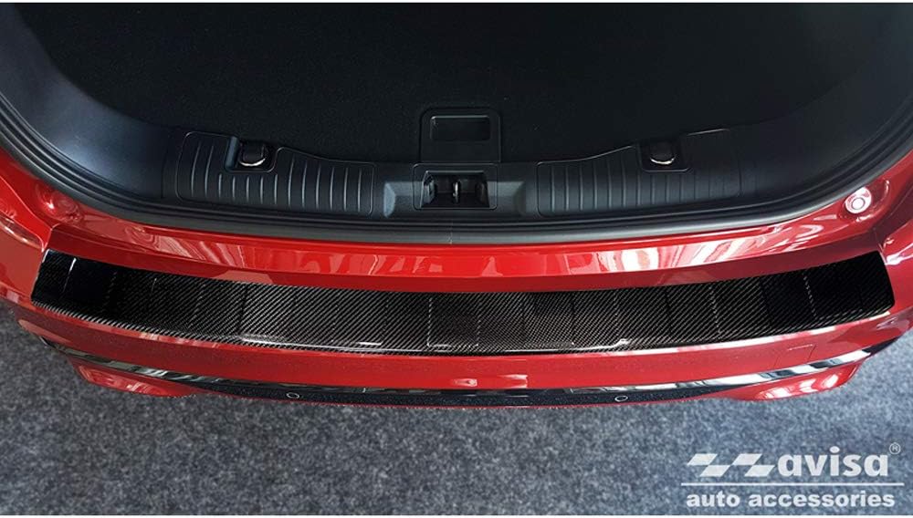 Avisa Echtes 3D Karbon Heckstossstangenschutz kompatibel mit Ford Kuga III ST-Line/Vignale/Hybrid 20