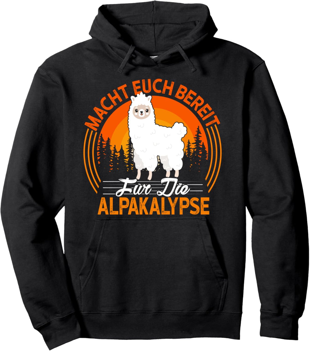 Alpakalypse Alpaka Alpakawanderung Geschenk Pullover Hoodie
