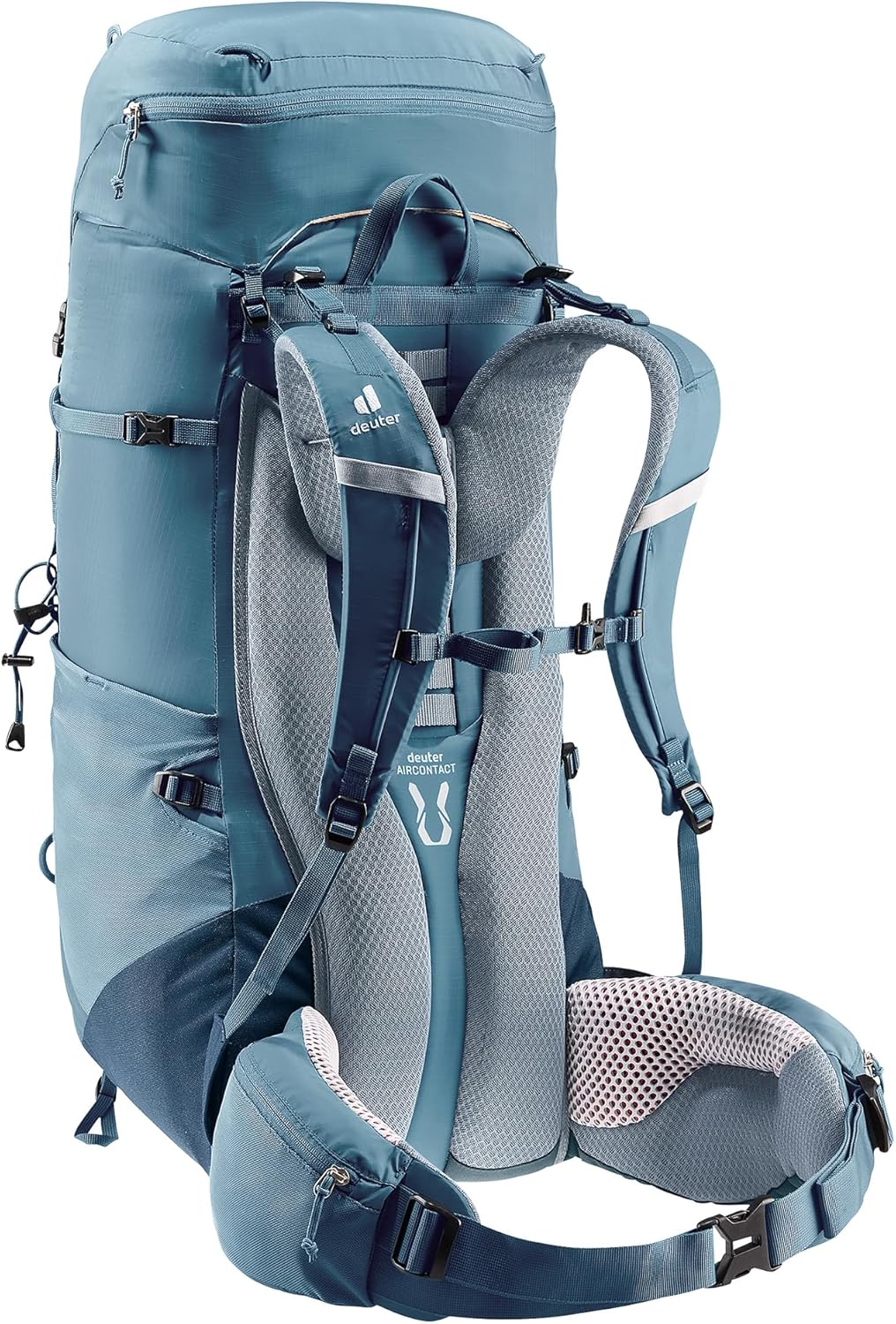 deuter Herren Aircontact Lite 50 + 10 Trekkingrucksack (1er Pack) 50+10 L Atlantic-ink, 50+10 L Atla
