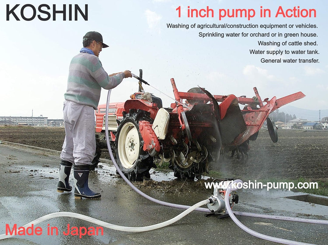 KOSHIN SEV-25F Klarwasserpumpe 1" (25 mm), made in Japan