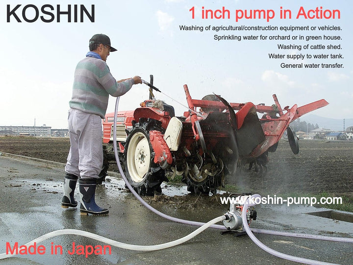 KOSHIN SEV-25F Klarwasserpumpe 1" (25 mm), made in Japan