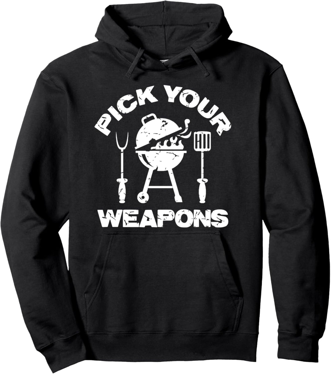 Funny BBQ Tools Barbecue Grill Grilling Pullover Hoodie