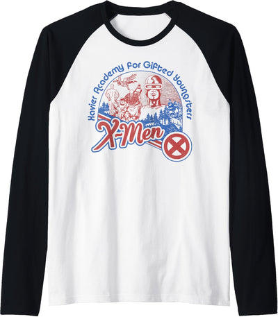 Marvel X-Men Xavier Academy For Gifted Youngsters Raglan