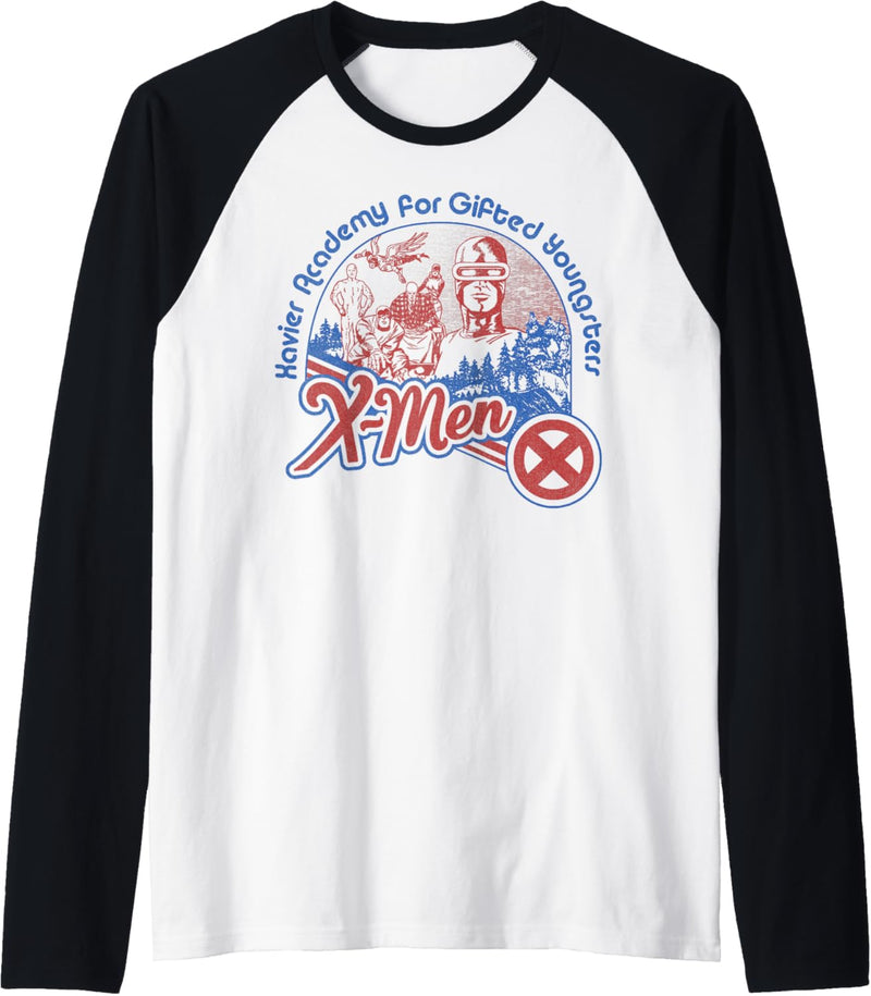 Marvel X-Men Xavier Academy For Gifted Youngsters Raglan