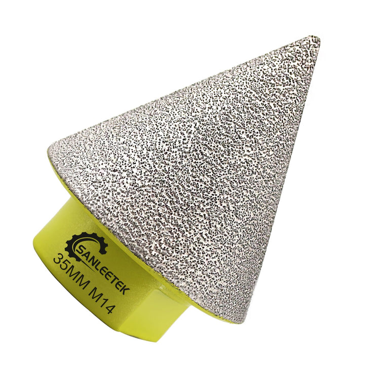 Diamant Fasenbohrer 35mm Fliesenfräser SANLEETEK - Anfasen, Formen, Vergrössern und Schleifen von Lö