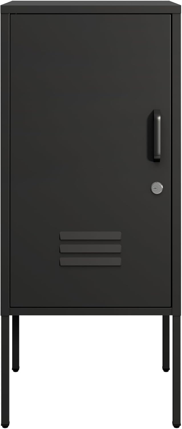 [en.casa] Nachtschrank Hausjärvi Nachttisch 82 x 35 x 35 cm Nachtkästchen Beistelltisch mit 1 Tür Me