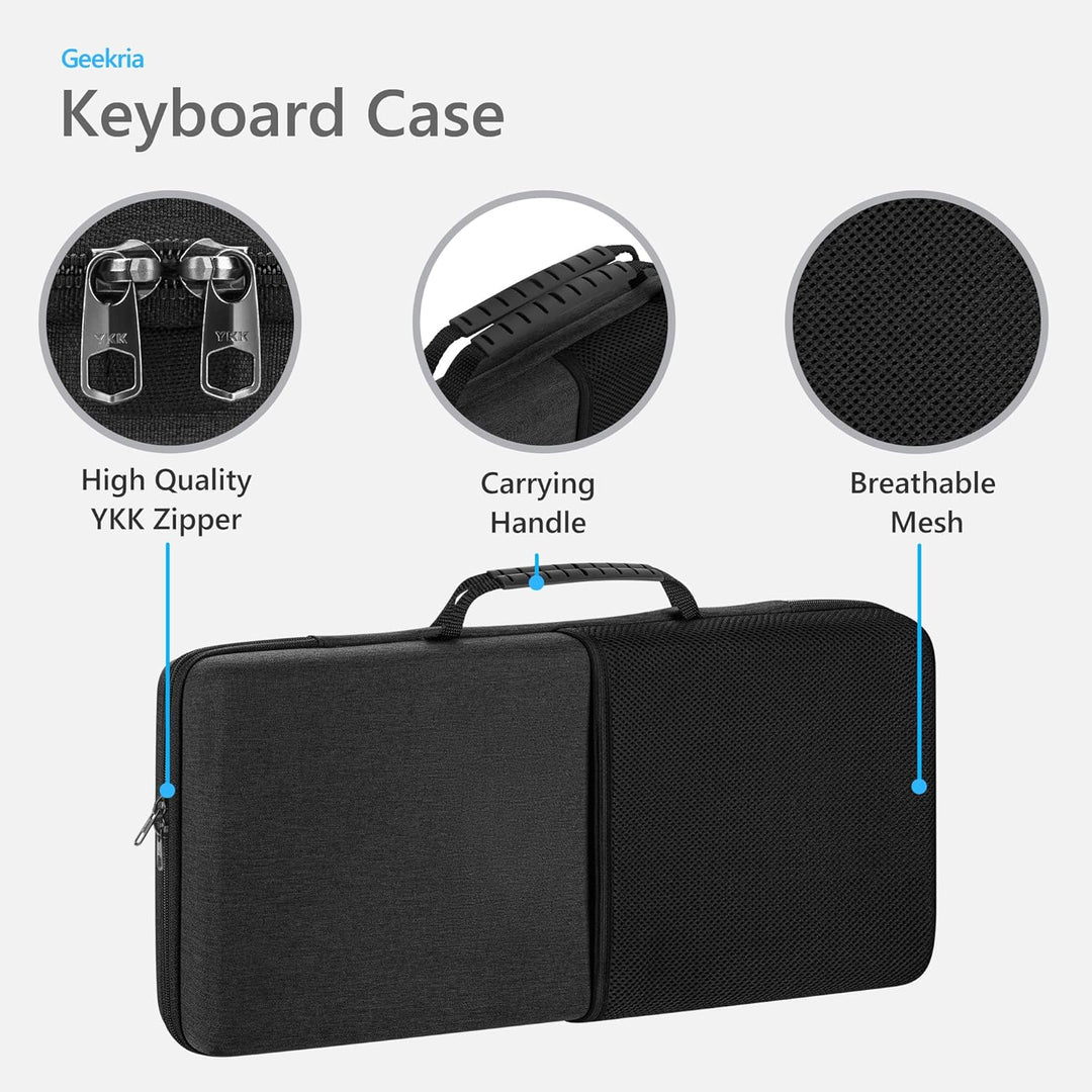 GEEKRIA Tastatur- & Maus-Set Hartschalen-Etui, kompatibel mit Logitech G613 / MK540 / MK850 / MK335