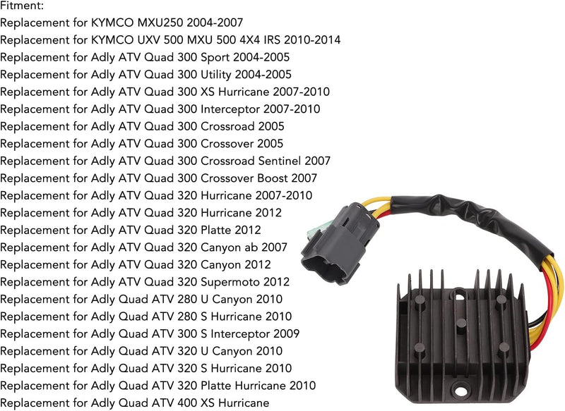 Motorrad Spannungsgleichrichter 21066-1078, KIMISS ATV Gleichrichter 31600 LBA7 900 Spannungsregler