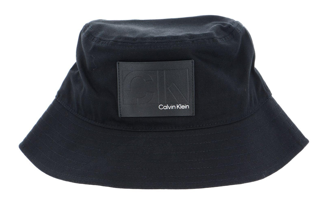 Calvin Klein Reimagined Logo Bucket Hat CK Black