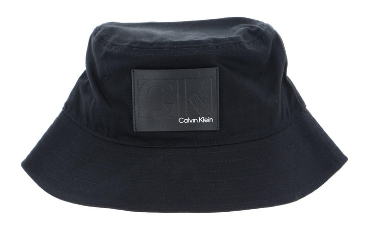 Calvin Klein Reimagined Logo Bucket Hat CK Black