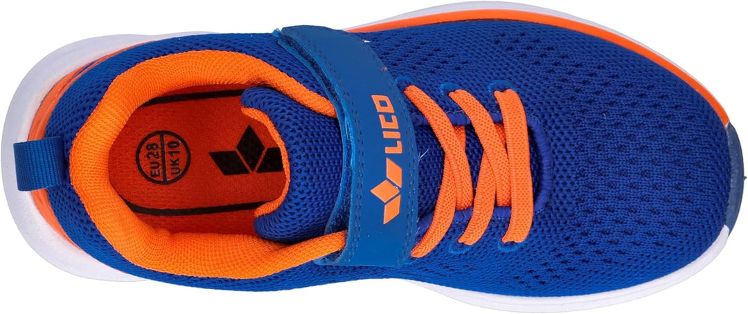 Lico Unisex Kinder Marin Vs Sneaker 28 EU Blau Orange, 28 EU Blau Orange