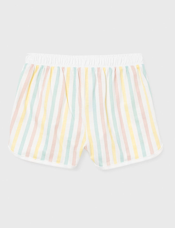 Sanetta Mädchen Pyjamaunterteil Shorts Stripe Gelb 152 Lemon, 152 Lemon