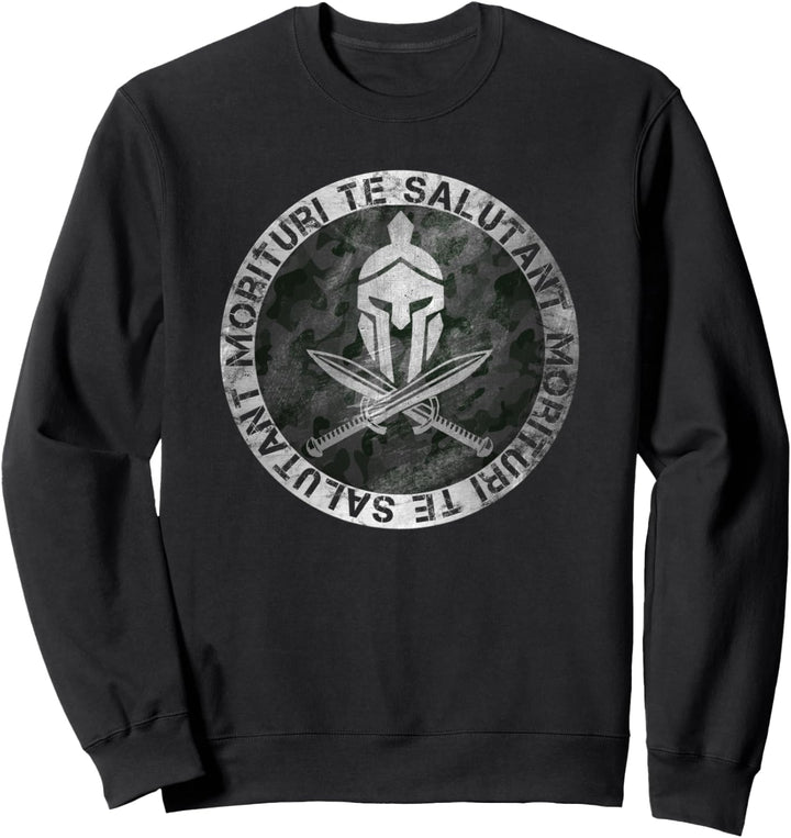 Vintage Römischer Gladiator Helm Krieger Arena Gym Geschenk Sweatshirt