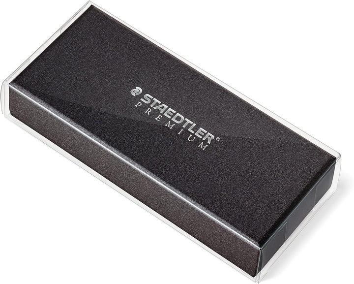 STAEDTLER Initium Resina Füllhalter, weisses Edelharz, M, Made in Germany, mit edler Geschenkverpack