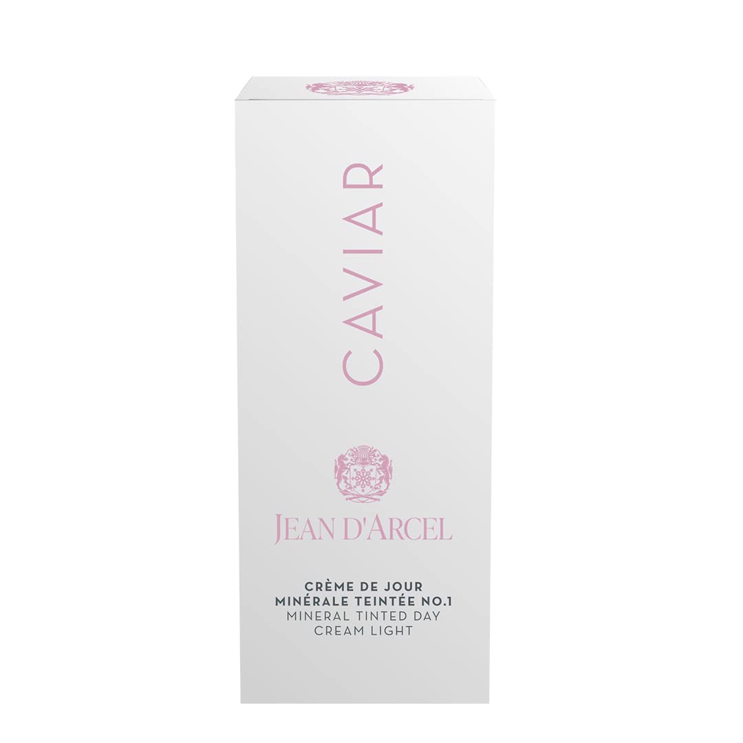 JEAN D’ARCEL - CAVIAR crème de jour minérale teintée no.1 - Zart getönte Anti-Aging Tagescreme - Gle