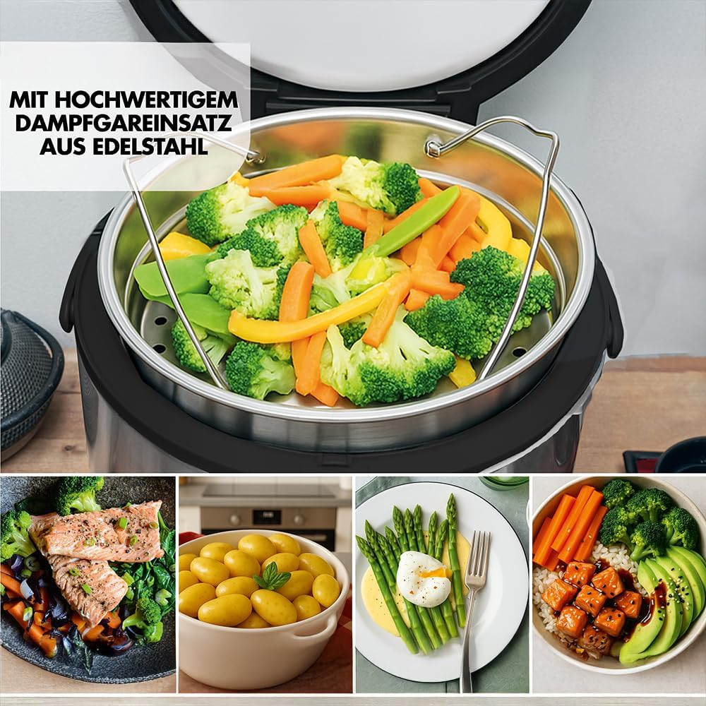 GASTROBACK Design Reiskocher - kein Überkochen - Automatisches Zubereiten von Reis, Basmati, Porridg