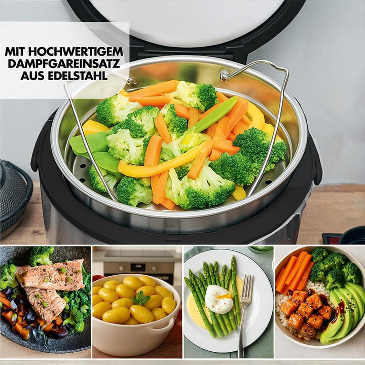 GASTROBACK Design Reiskocher - kein Überkochen - Automatisches Zubereiten von Reis, Basmati, Porridg