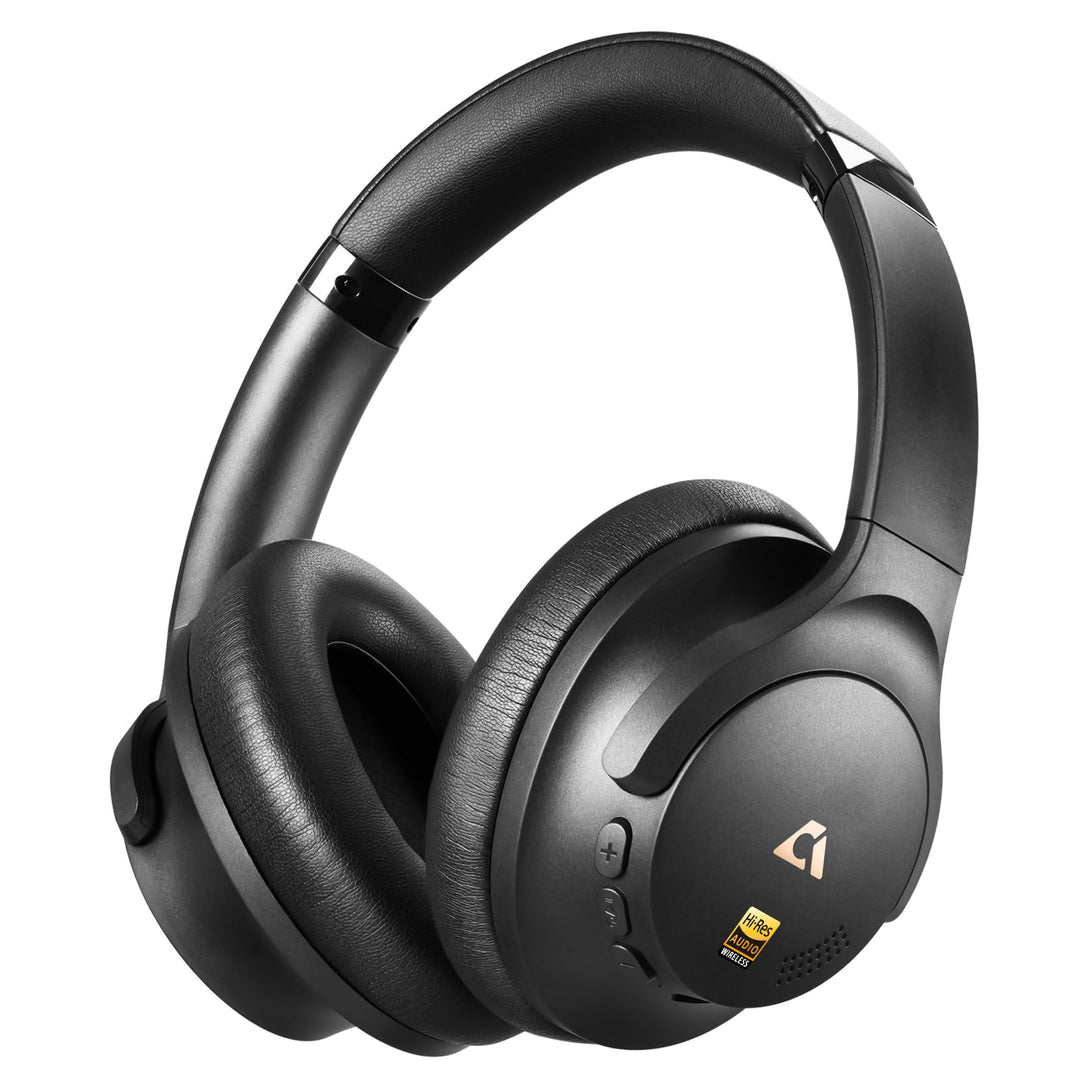 1Mii AI Y8+ Hybrid Active Noise Cancelling Kabellose Bluetooth 6.0 Kopfhörer, LDAC Hi-Res Audio, 100