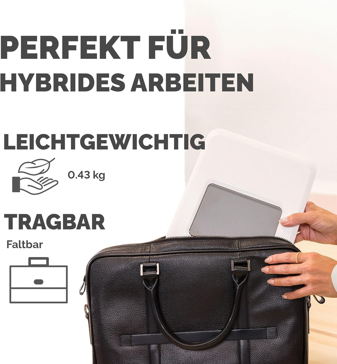 Fellowes Breyta™ Laptop-Ständer – verstellbar, 100% recycelbar, 12 Höhen, max. 15.6", 4kg. Für Zuhau